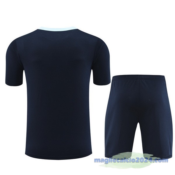 Entrenamiento Set Completo Francia 2024 Blu Navy Poco Prezzo