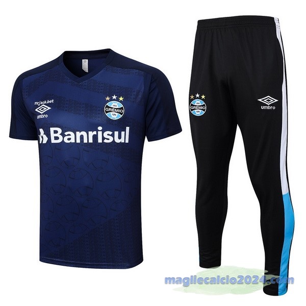 Entrenamiento Set Completo Grêmio 2023 2024 Blu Navy Poco Prezzo