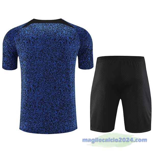 Entrenamiento Set Completo Inter Milán 2023 2024 Blu Giallo Nero Poco Prezzo