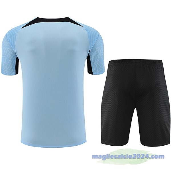 Entrenamiento Set Completo Inter Milán 2023 2024 Blu IIII Nero Poco Prezzo