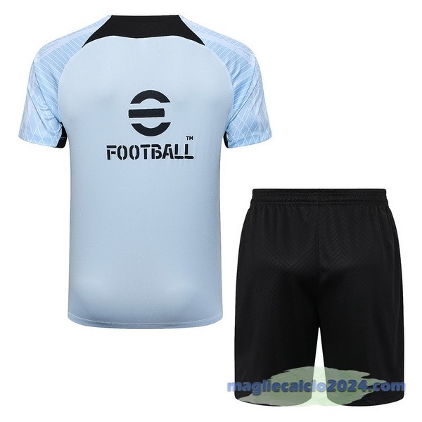 Entrenamiento Set Completo Inter Milán 2023 2024 Blu Nero Poco Prezzo