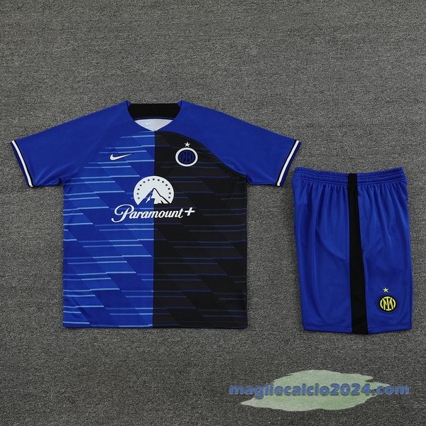Entrenamiento Set Completo Inter Milán 2023 2024 Blu Poco Prezzo