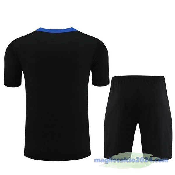 Entrenamiento Set Completo Inter Milán 2023 2024 Nero Blu Poco Prezzo