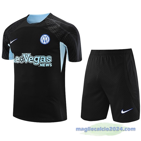 Entrenamiento Set Completo Inter Milán 2023 2024 Nero I Blu Poco Prezzo