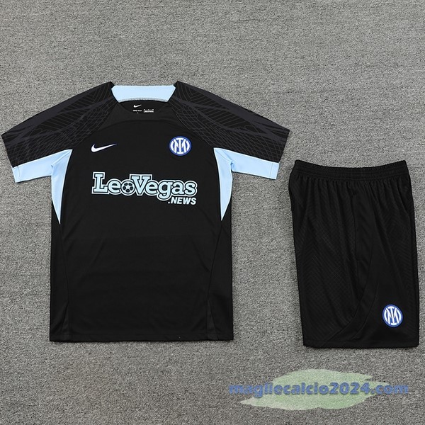 Entrenamiento Set Completo Inter Milán 2023 2024 Nero I Blu Poco Prezzo
