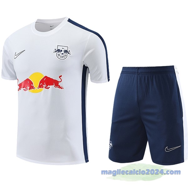 Entrenamiento Set Completo Leipzig 2023 2024 Bianco Blu Poco Prezzo