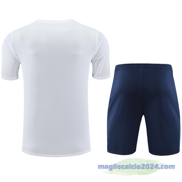 Entrenamiento Set Completo Leipzig 2023 2024 Bianco Blu Poco Prezzo