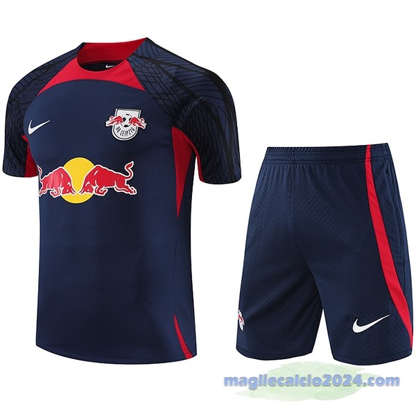 Entrenamiento Set Completo Leipzig 2023 2024 Blu Navy Poco Prezzo