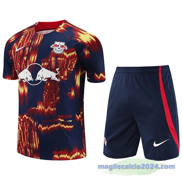 Entrenamiento Set Completo Leipzig 2023 2024 Rosso Blu Poco Prezzo