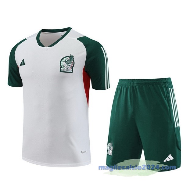 Entrenamiento Set Completo Messico 2023 Bianco I Verde Poco Prezzo