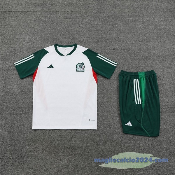 Entrenamiento Set Completo Messico 2023 Bianco I Verde Poco Prezzo