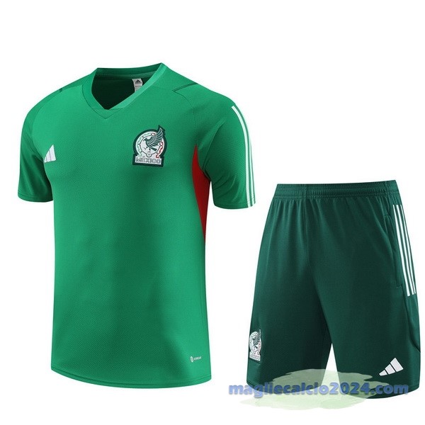 Entrenamiento Set Completo Messico 2023 Verde Poco Prezzo
