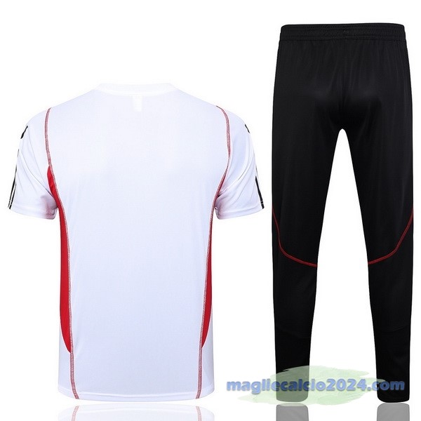 Entrenamiento Set Completo São Paulo 2023 2024 Bianco Rosso Nero Poco Prezzo