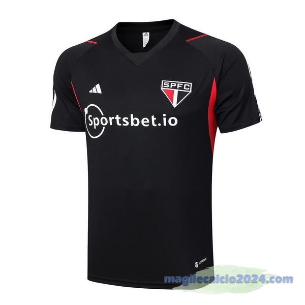 Entrenamiento São Paulo 2023 2024 Nero Rosso Poco Prezzo