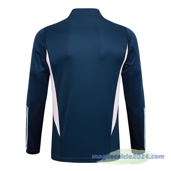 Felpa Allenamento Ajax 2023 2024 Blu Navy Rosa Poco Prezzo