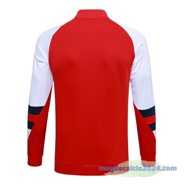 Felpa Allenamento Arsenal 2023 2024 Rosso Bianco Blu Poco Prezzo