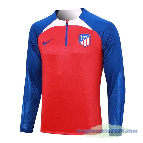 Felpa Allenamento Atlético Madrid 2023 2024 Rosso Blu Rosa Poco Prezzo