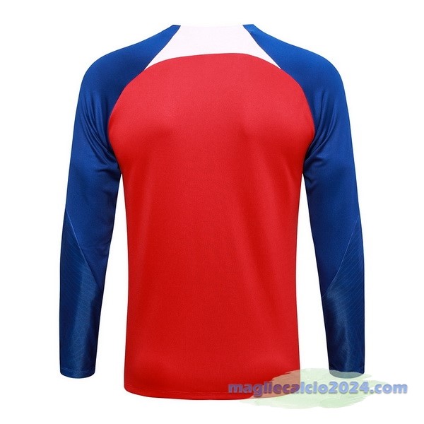 Felpa Allenamento Atlético Madrid 2023 2024 Rosso Blu Rosa Poco Prezzo