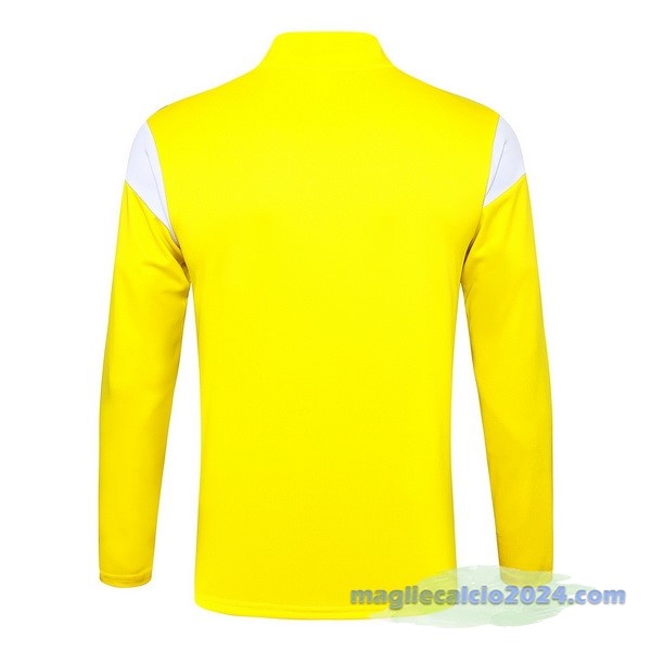 Felpa Allenamento Borussia Dortmund 2023 2024 Giallo Nero Bianco Poco Prezzo