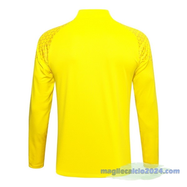 Felpa Allenamento Borussia Dortmund 2023 2024 Giallo Nero Poco Prezzo