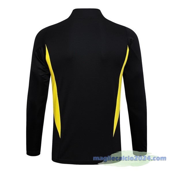 Felpa Allenamento Juventus 2023 2024 Nero Giallo Bianco Poco Prezzo