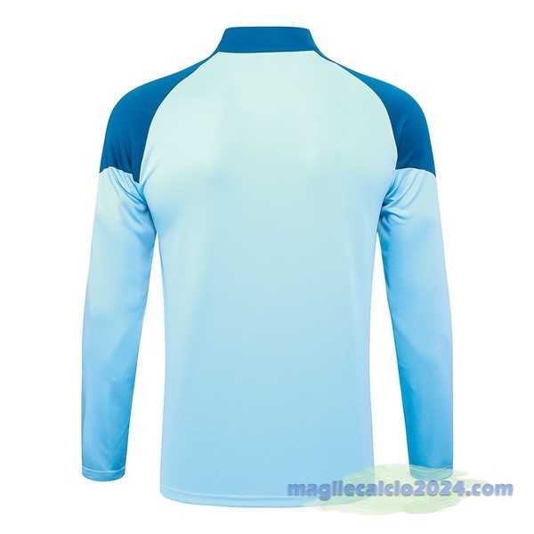Felpa Allenamento Manchester City 2023 2024 Blu I Luce Poco Prezzo