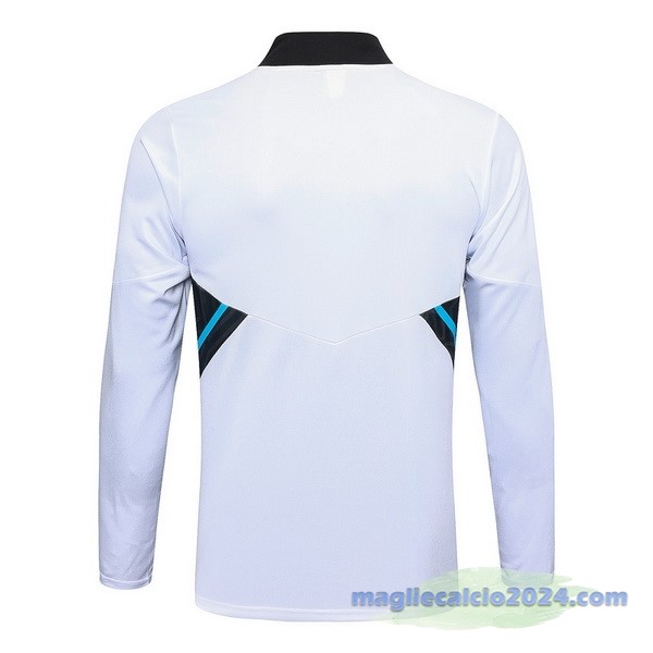 Felpa Allenamento Manchester United 2023 2024 Bianco Verde Poco Prezzo
