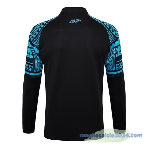 Felpa Allenamento Napoli 2023 2024 Blu Navy Poco Prezzo