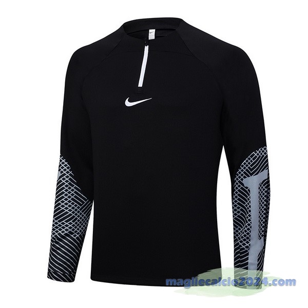 Felpa Allenamento Nike 2023 Nero Grigio Poco Prezzo