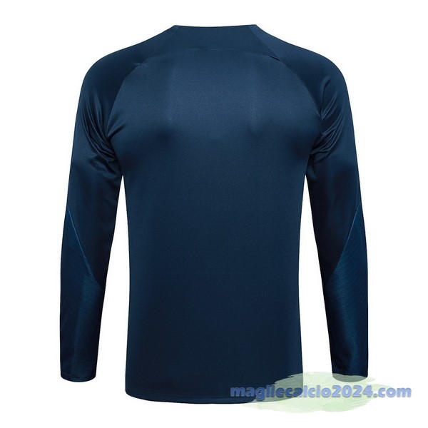 Felpa Allenamento Portogallo 2023 Blu Navy Poco Prezzo
