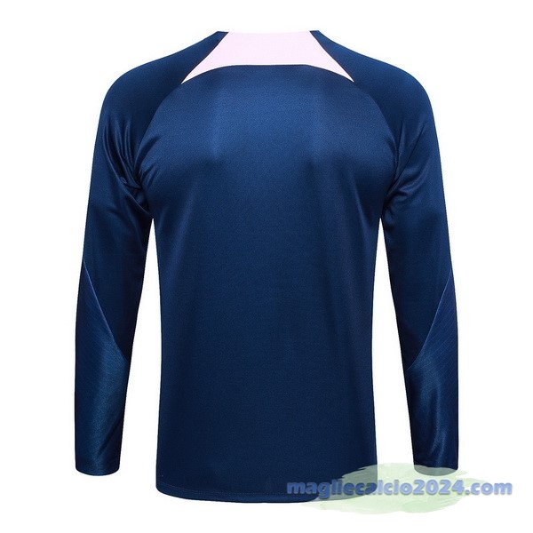 Felpa Allenamento Tottenham Hotspur 2023 2024 Blu Navy Poco Prezzo