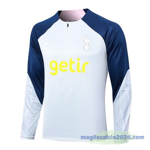 Felpa Allenamento Tottenham Hotspur 2023 2024 Grigio Luce Poco Prezzo
