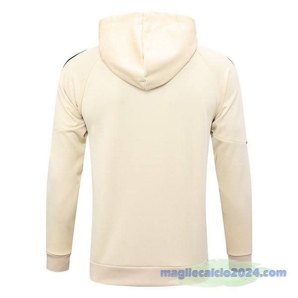 Felpa Cappuccio Manchester United 2023 2024 Giallo Poco Prezzo