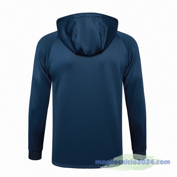 Felpa Cappuccio Paris Saint Germain 2023 2024 Blu II Navy. Poco Prezzo