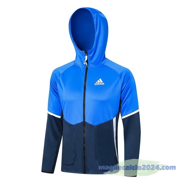 Felpa Cappuccio adidas 2023 Blu Poco Prezzo