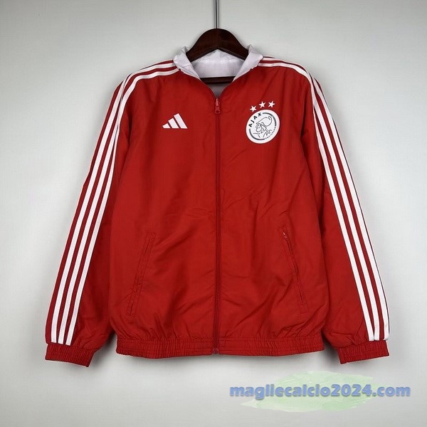 Giacca a vento Arsenal 2023 2024 Rosso Bianco Poco Prezzo