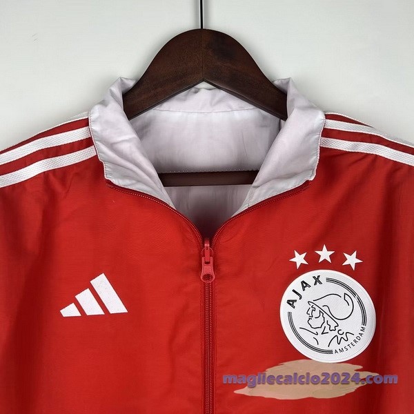 Giacca a vento Arsenal 2023 2024 Rosso Bianco Poco Prezzo