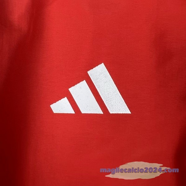Giacca a vento Arsenal 2023 2024 Rosso Bianco Poco Prezzo