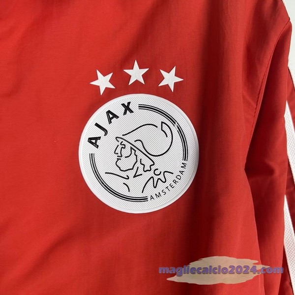 Giacca a vento Arsenal 2023 2024 Rosso Bianco Poco Prezzo