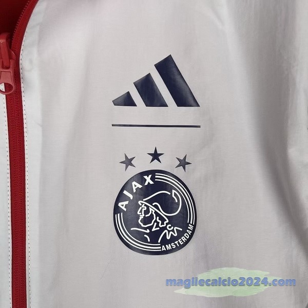Giacca a vento Arsenal 2023 2024 Rosso Bianco Poco Prezzo