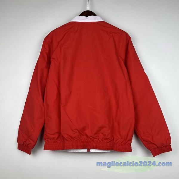 Giacca a vento Arsenal 2023 2024 Rosso Bianco Poco Prezzo