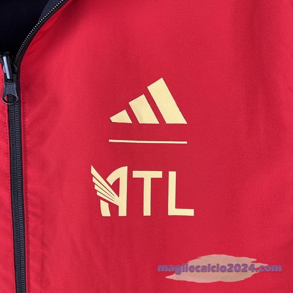 Giacca a vento Atlanta United 2023 2024 Rosso Nero Poco Prezzo