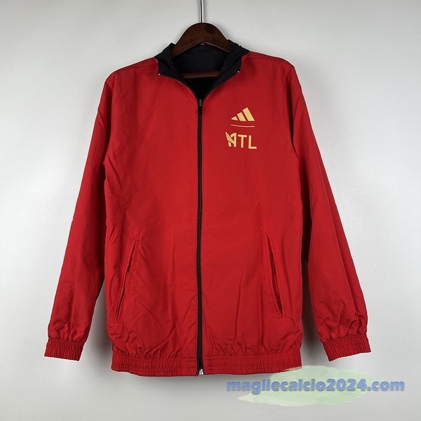 Giacca a vento Atlanta United 2023 2024 Rosso Nero Poco Prezzo