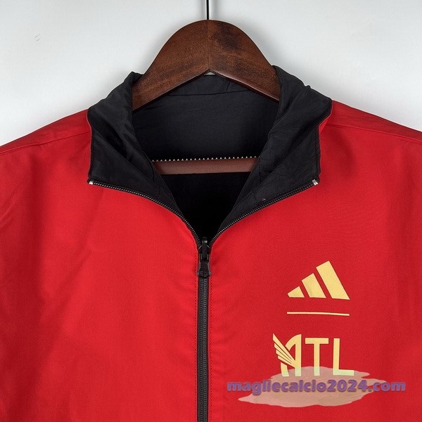 Giacca a vento Atlanta United 2023 2024 Rosso Nero Poco Prezzo