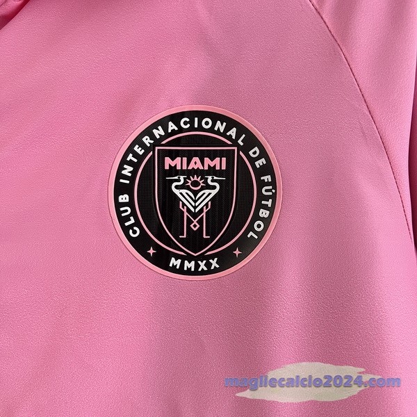 Giacca a vento Bayern Múnich 2023 2024 Rosa Nero Poco Prezzo