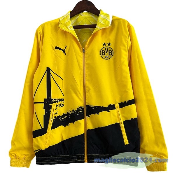 Giacca a vento Borussia Dortmund 2023 2024 Giallo Poco Prezzo