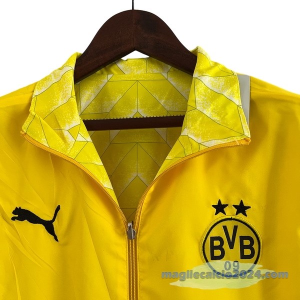 Giacca a vento Borussia Dortmund 2023 2024 Giallo Poco Prezzo