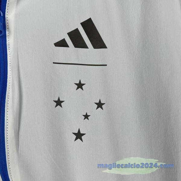 Giacca a vento Cruzeiro EC 2023 2024 Blu Bianco Poco Prezzo