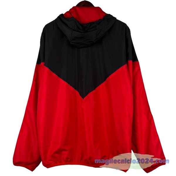 Giacca a vento Flamengo 2023 2024 Rosso Bianco Nero Poco Prezzo