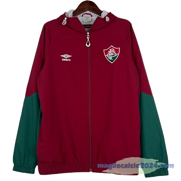 Giacca a vento Fluminenseo 2023 2024 Rosso Verde Poco Prezzo